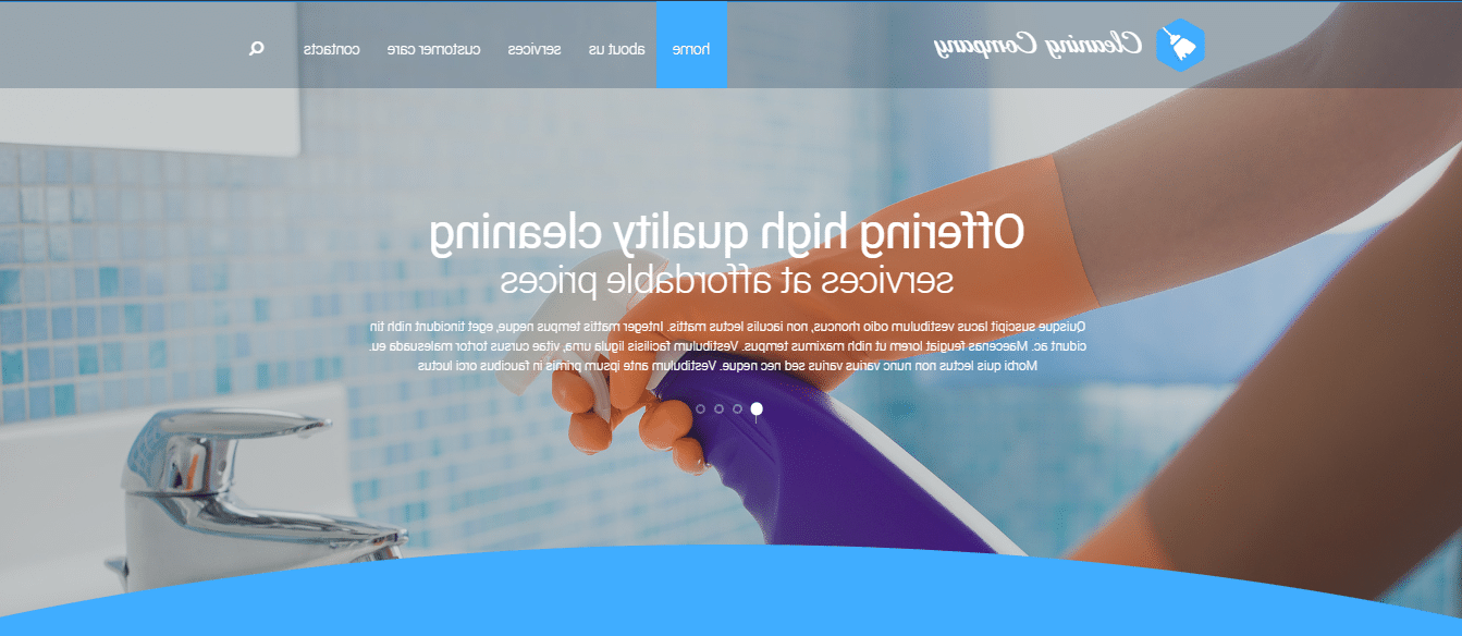 Cleaning Services Websites - Cleaning Solution Website Template